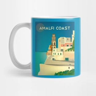 Vintage Travel Poster - Amalfi Coast, Italy Mug